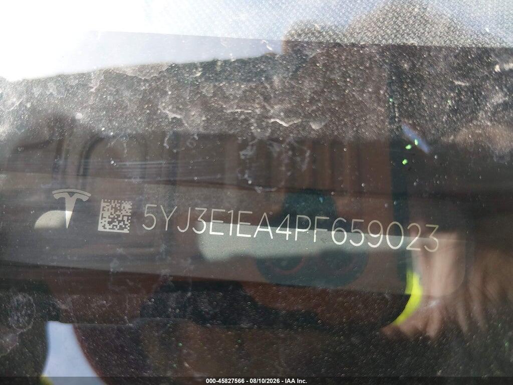 5YJ3E1EA4PF659023 2023 TESLA MODEL 3 photo no. 9