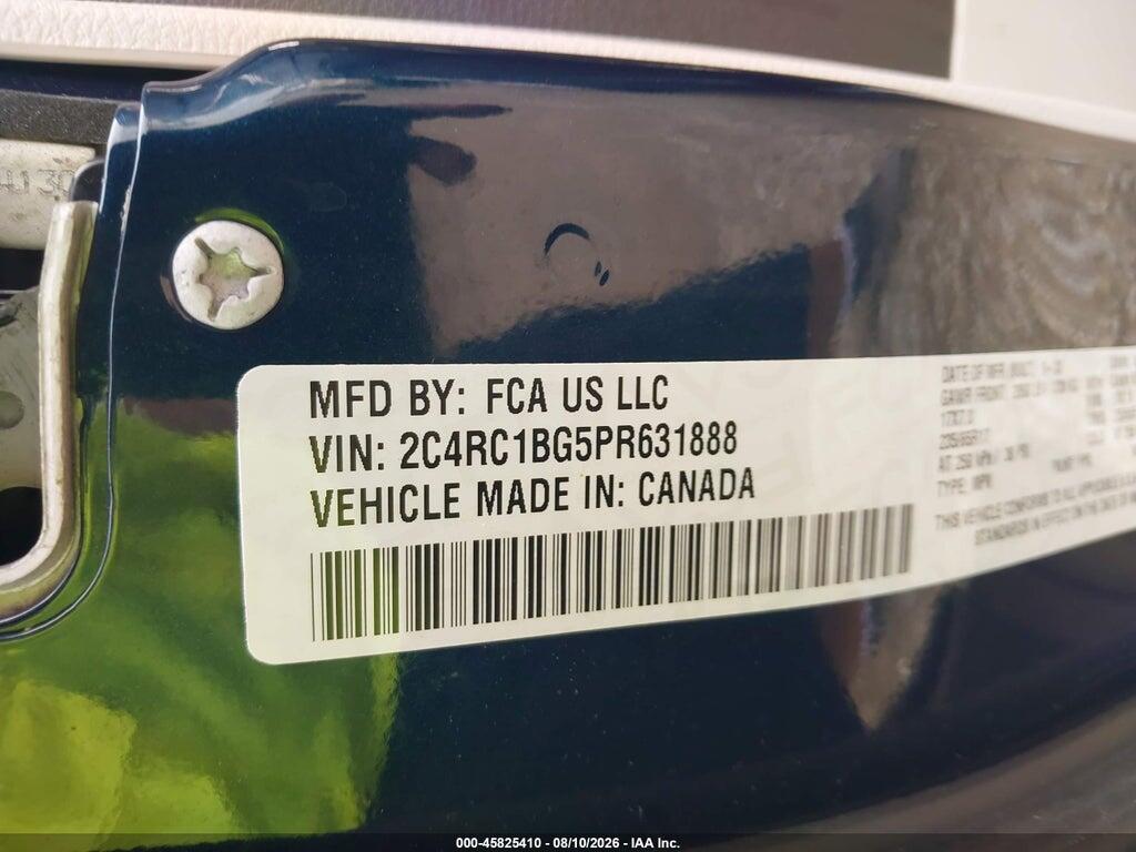 2C4RC1BG5PR631888 2023 CHRYSLER PACIFICA photo no. 9
