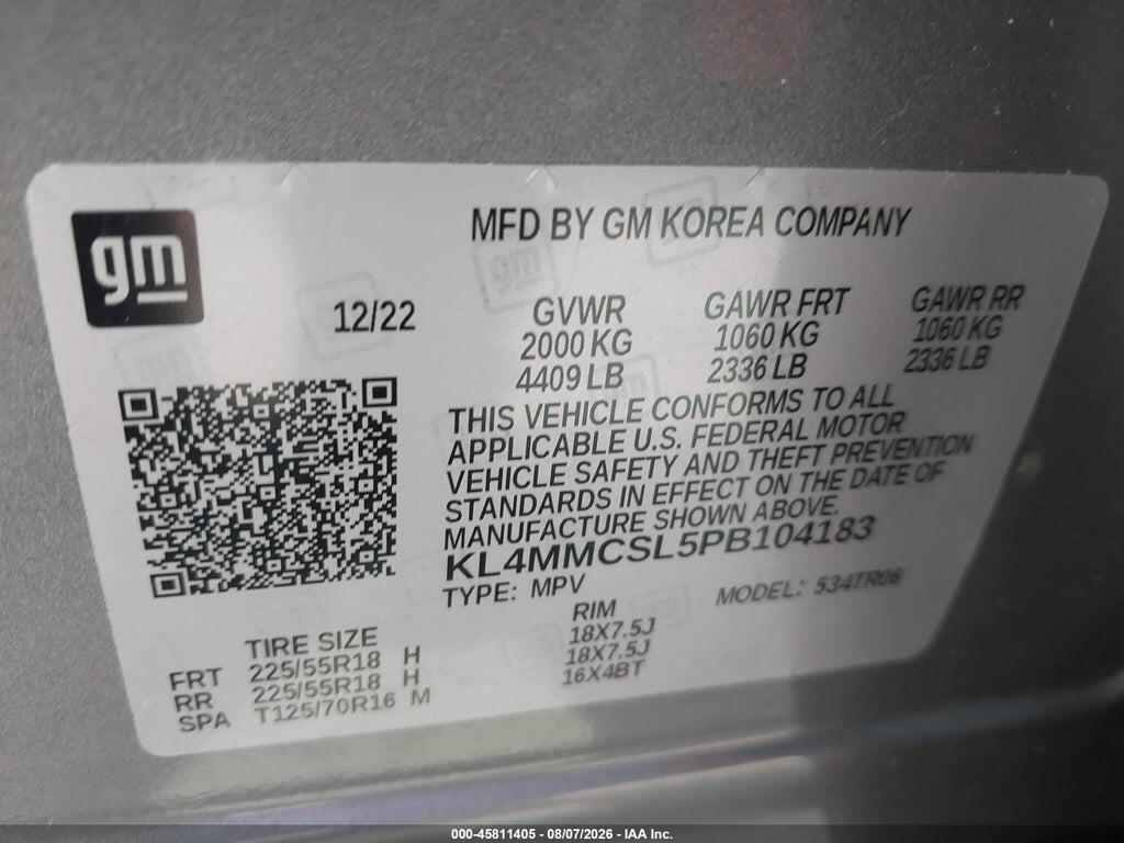 KL4MMCSL5PB104183 2023 BUICK ENCORE GX photo no. 9