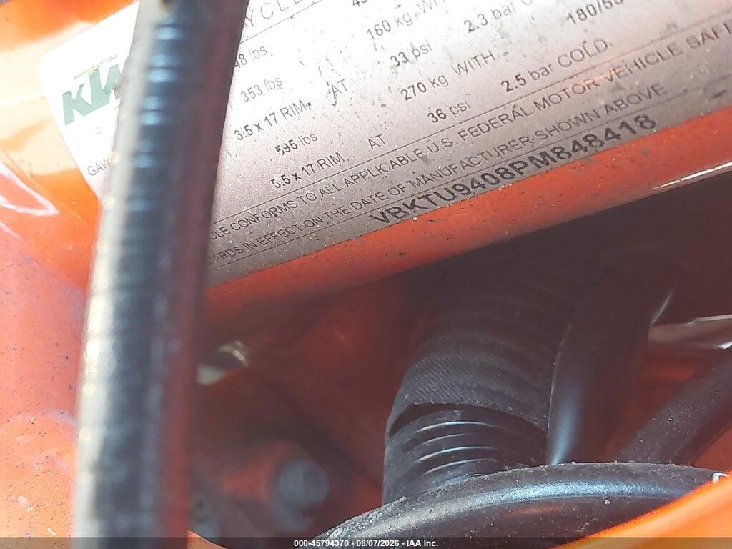 VBKTU9408PM848418 2023 KTM 890 photo no. 10