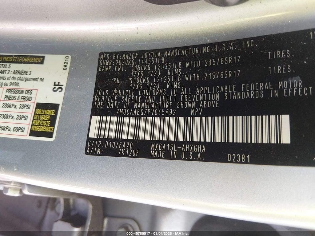 7MUCAABG7PV045492 2023 TOYOTA COROLLA CROSS photo no. 9