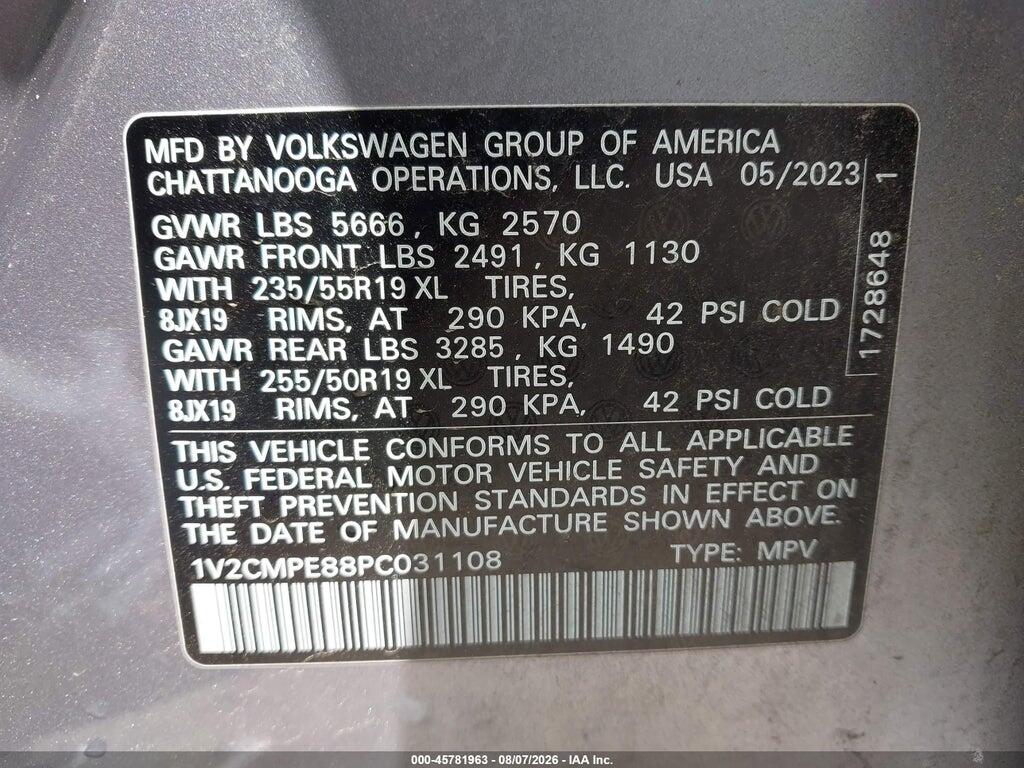 1V2CMPE88PC031108 2023 VOLKSWAGEN ID.4 photo no. 9