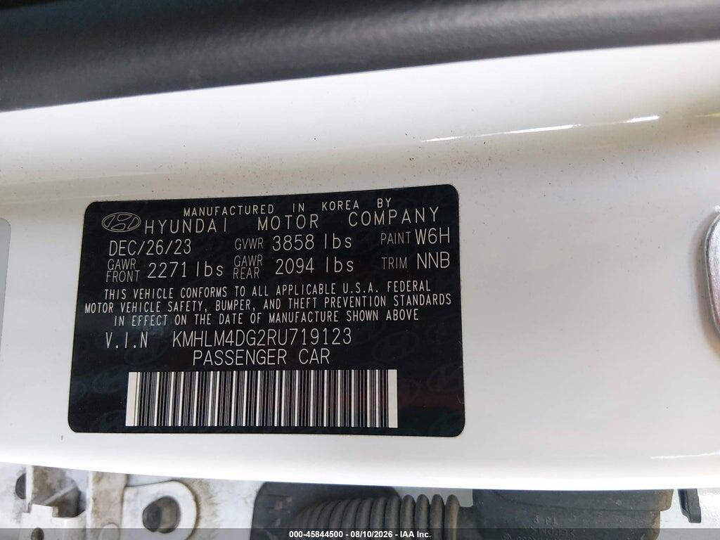 KMHLM4DG2RU719123 2024 HYUNDAI ELANTRA photo no. 9