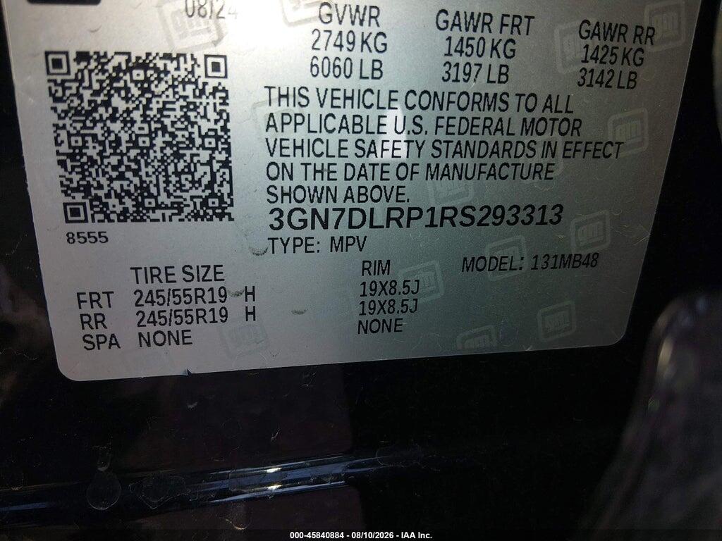 3GN7DLRP1RS293313 2024 CHEVROLET EQUINOX EV photo no. 9