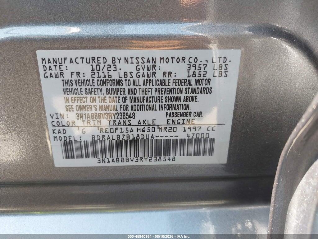 3N1AB8BV3RY238548 2024 NISSAN SENTRA photo no. 9