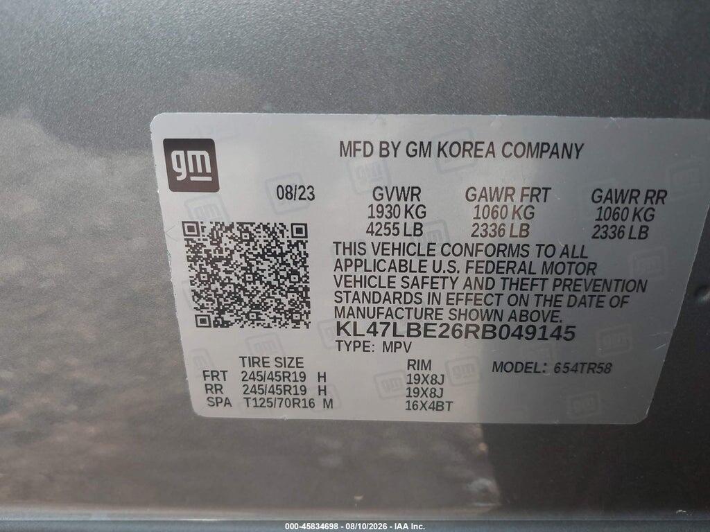 KL47LBE26RB049145 2024 BUICK ENVISTA photo no. 9