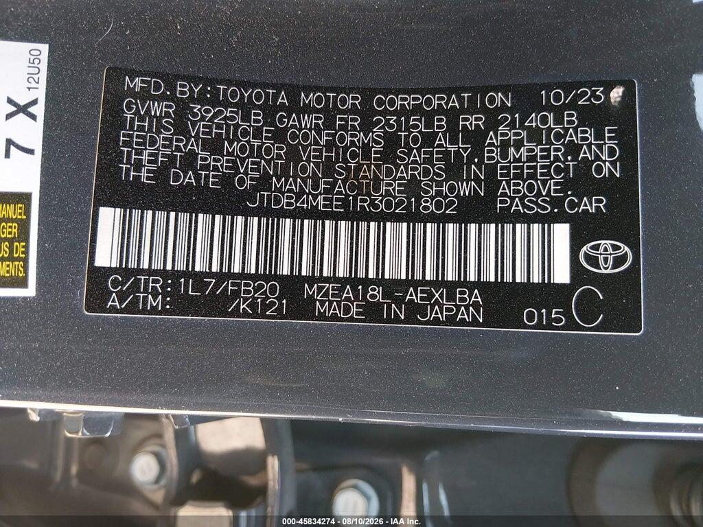 JTDB4MEE1R3021802 2024 TOYOTA COROLLA photo no. 9
