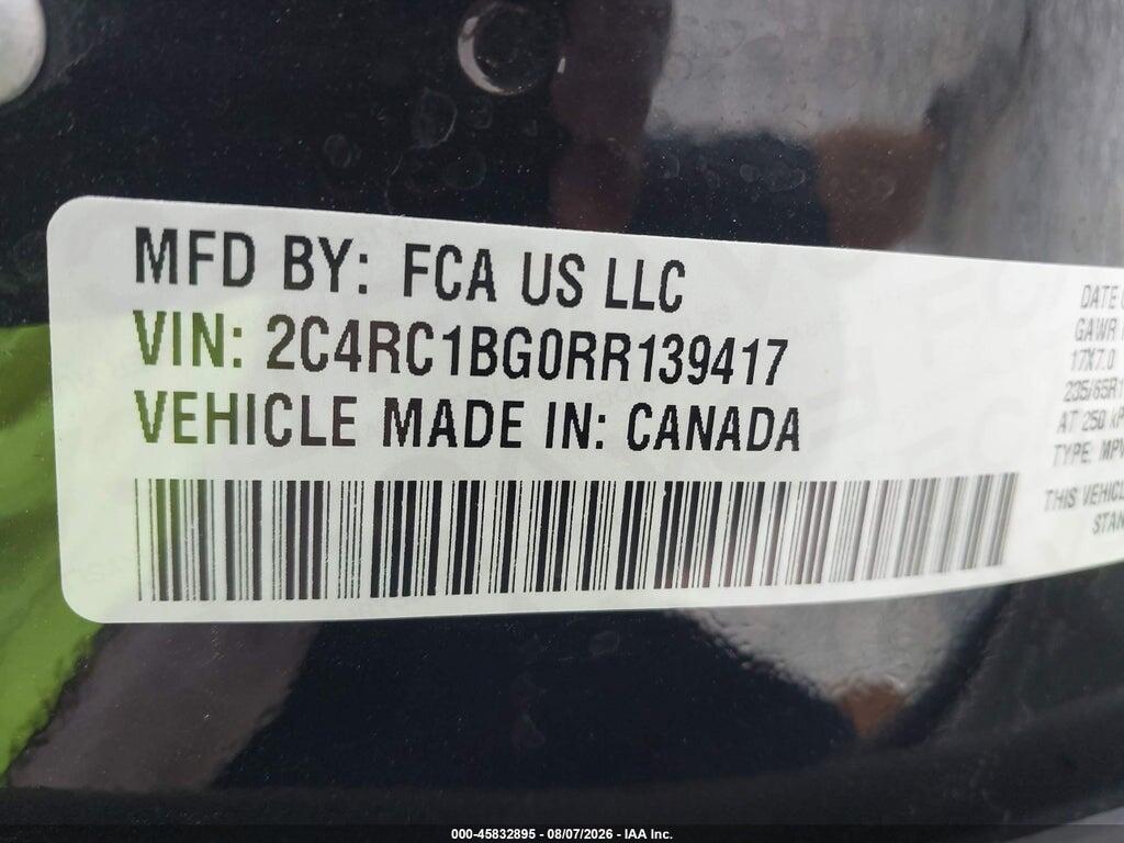 2C4RC1BG0RR139417 2024 CHRYSLER PACIFICA photo no. 9