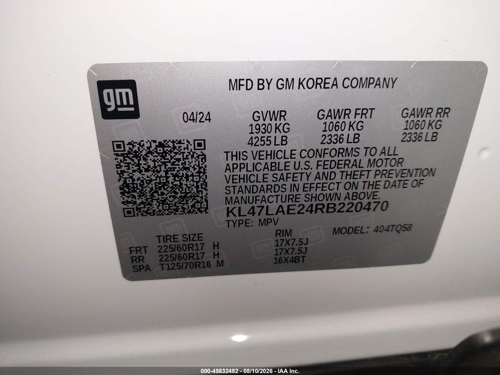KL47LAE24RB220470 2024 BUICK ENVISTA photo no. 9
