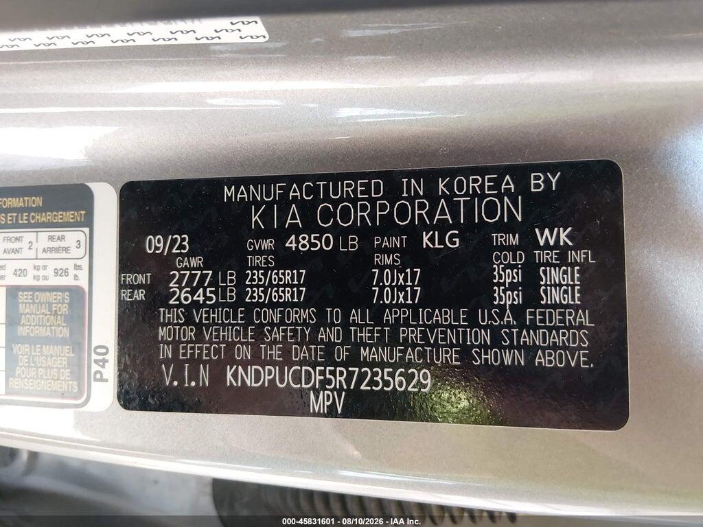 KNDPUCDF5R7235629 2024 KIA SPORTAGE photo no. 9