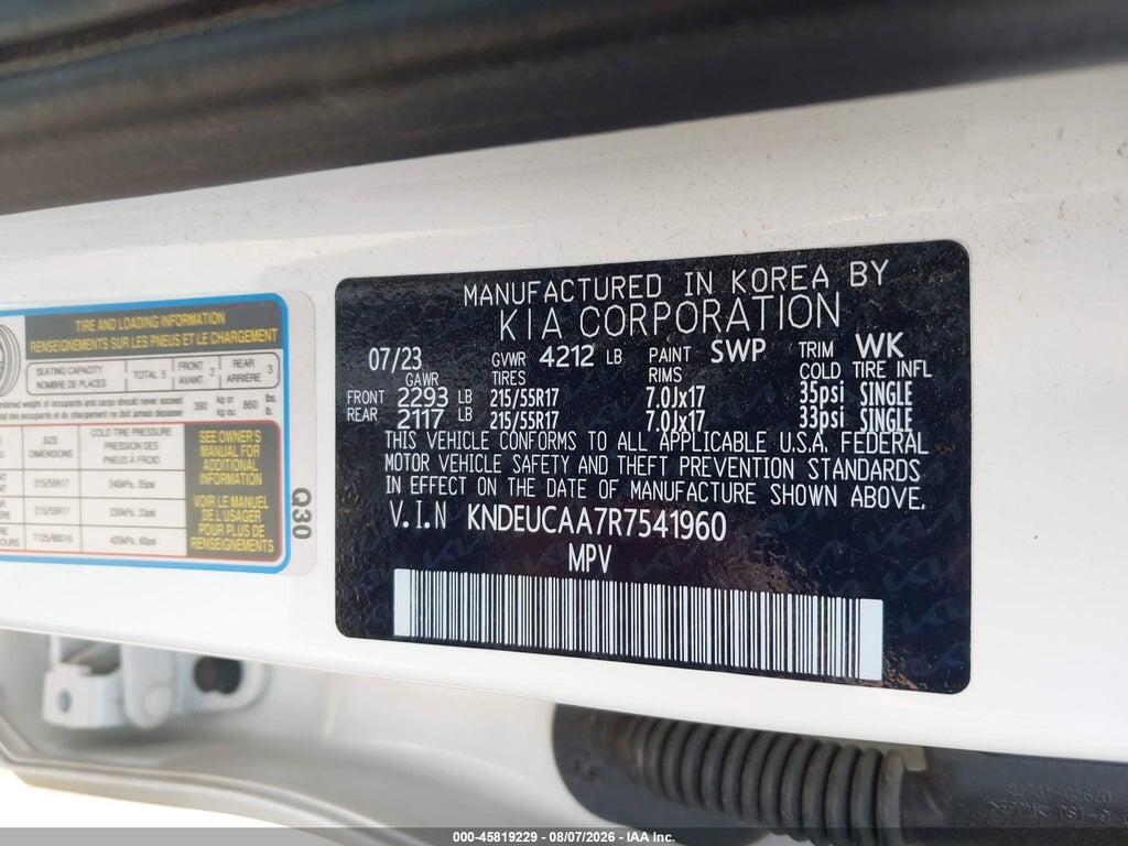 KNDEUCAA7R7541960 2024 KIA SELTOS photo no. 9