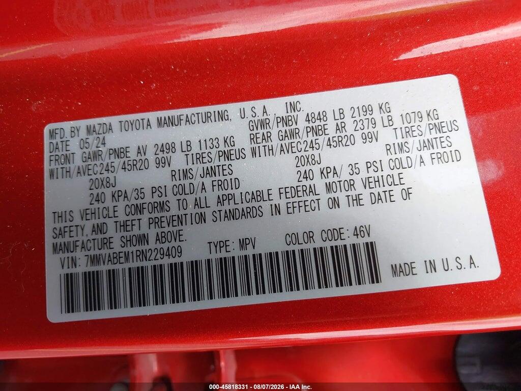 7MMVABEM1RN229409 2024 MAZDA CX-50 photo no. 9