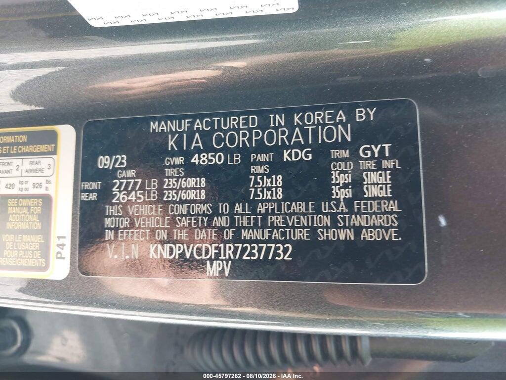 KNDPVCDF1R7237732 2024 KIA SPORTAGE photo no. 9