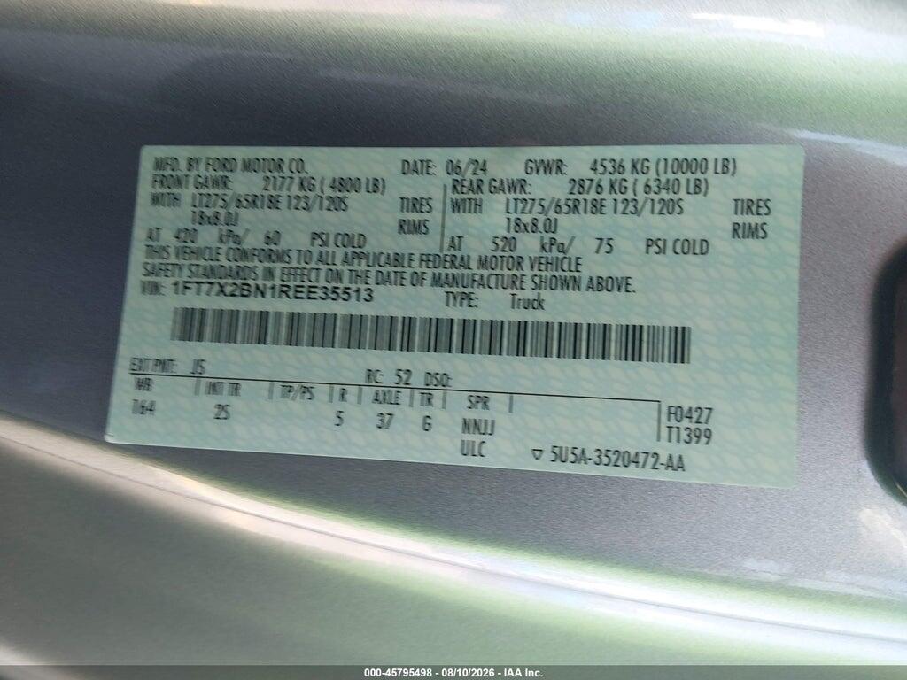 1FT7X2BN1REE35513 2024 FORD F-250 photo no. 9