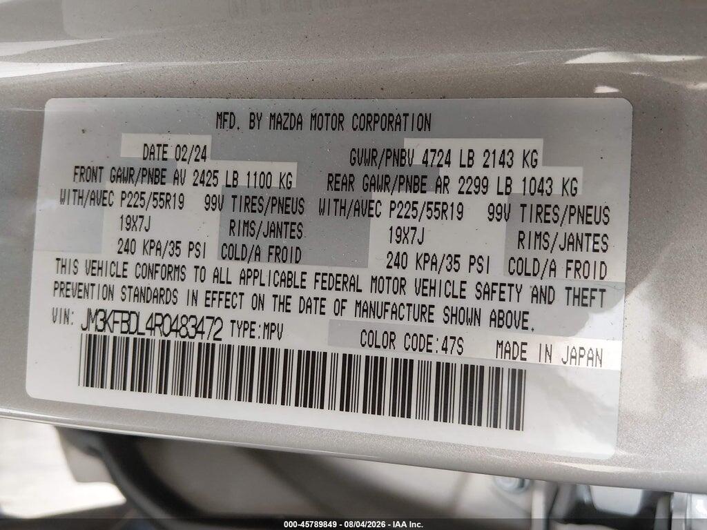 JM3KFBDL4R0483472 2024 MAZDA CX-5 photo no. 9