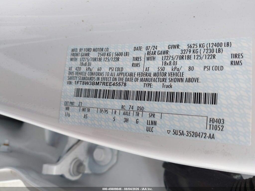 1FT8W3BM7REE45578 2024 FORD F-350 photo no. 8