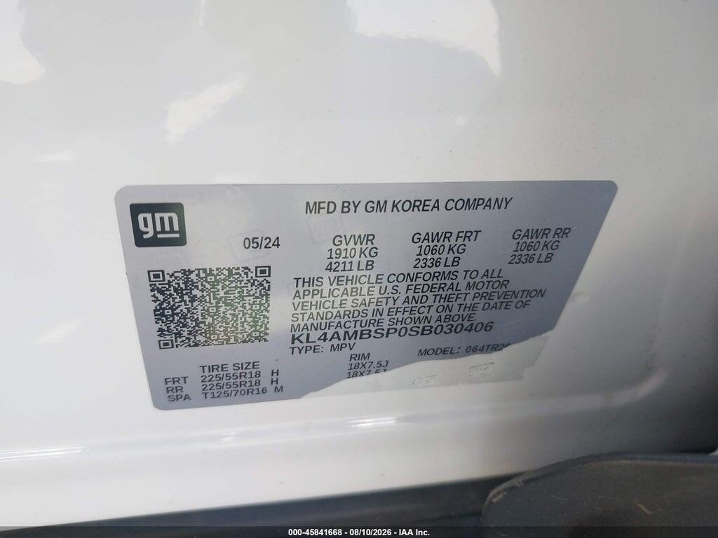 KL4AMBSP0SB030406 2025 BUICK ENCORE GX photo no. 9