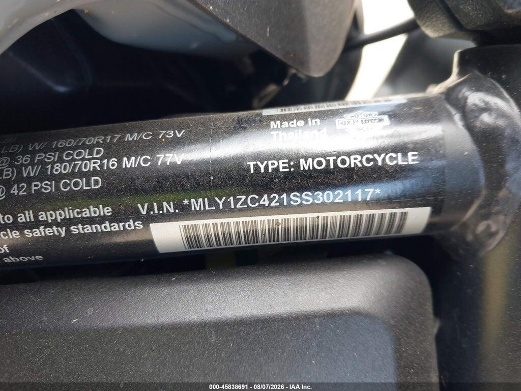 MLY1ZC421SS302117 2025 HARLEY-DAVIDSON RH1250 photo no. 10