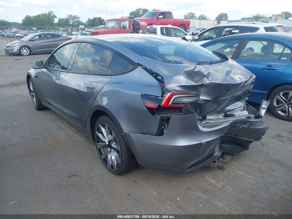 5YJ3E1EA7SF996939 2025 TESLA MODEL 3 photo no. 3