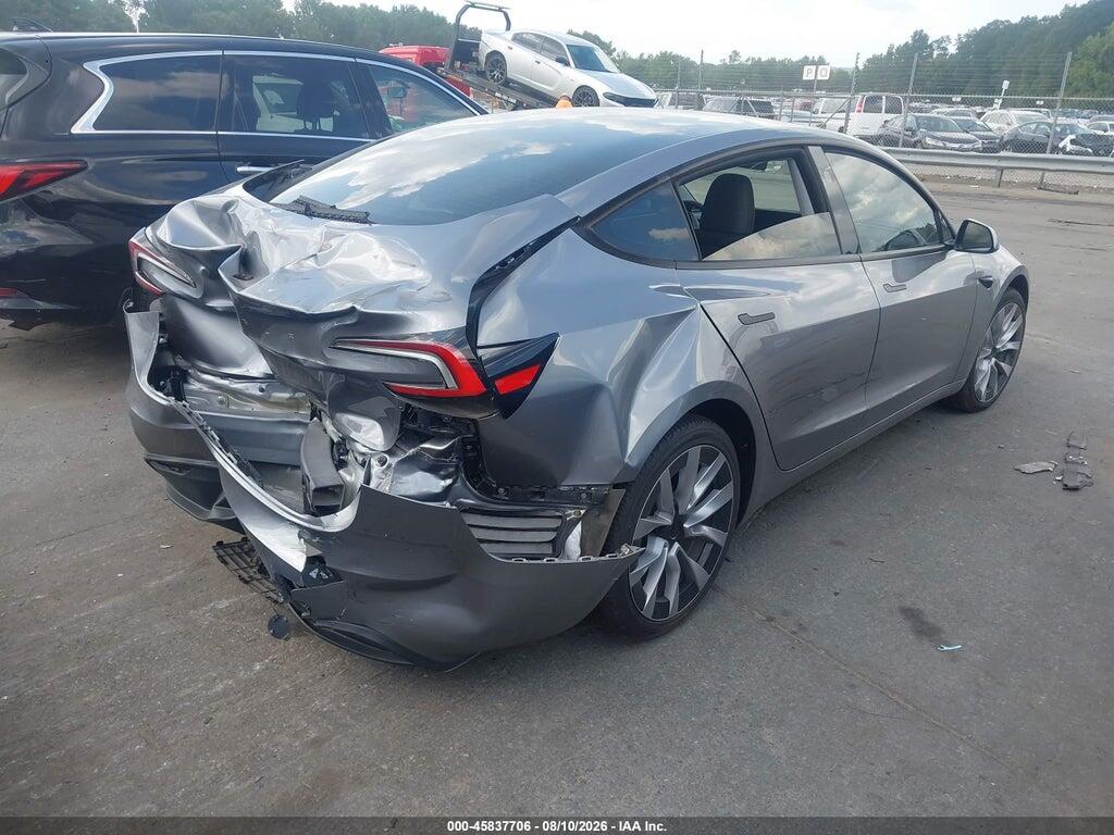5YJ3E1EA7SF996939 2025 TESLA MODEL 3 photo no. 4