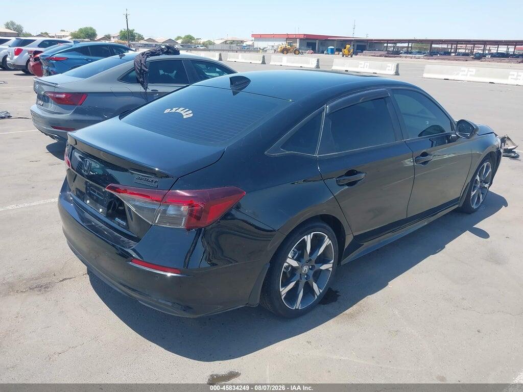 2HGFE4F83SH303161 2025 HONDA CIVIC  HYBRID photo no. 4
