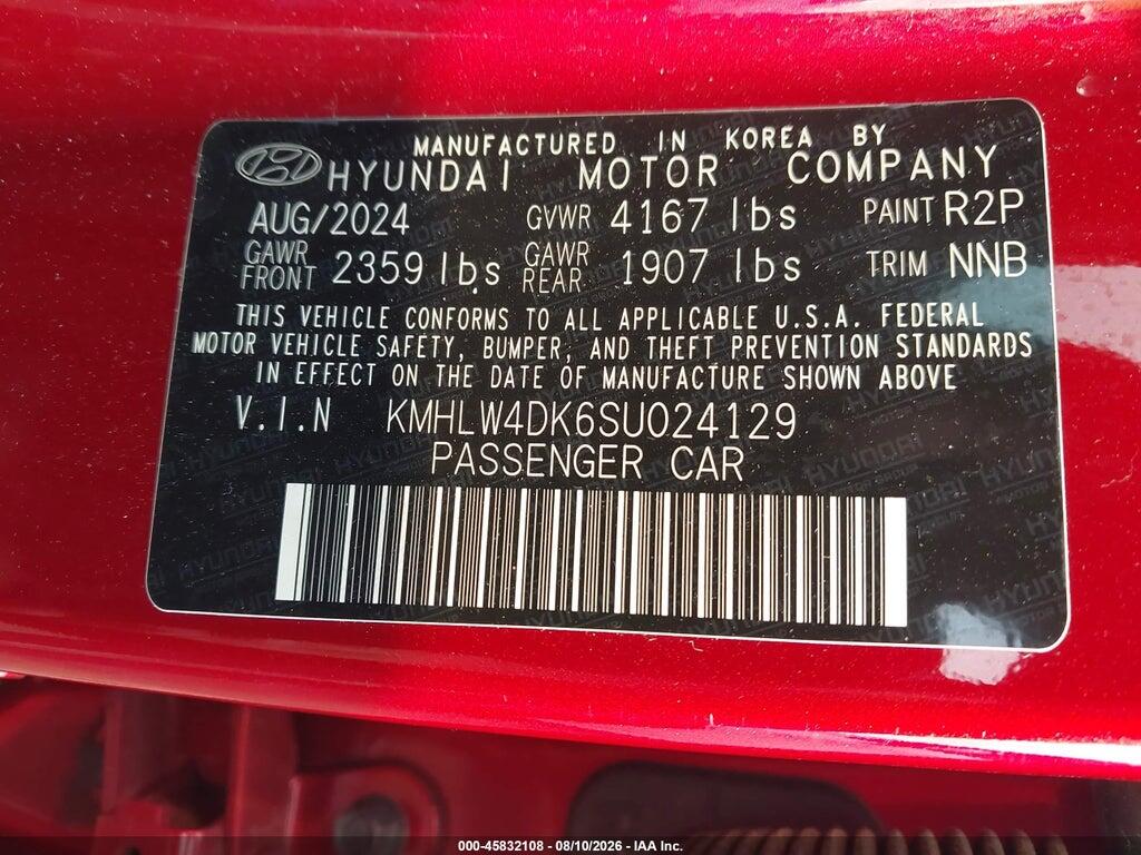 KMHLW4DK6SU024129 2025 HYUNDAI ELANTRA N photo no. 9