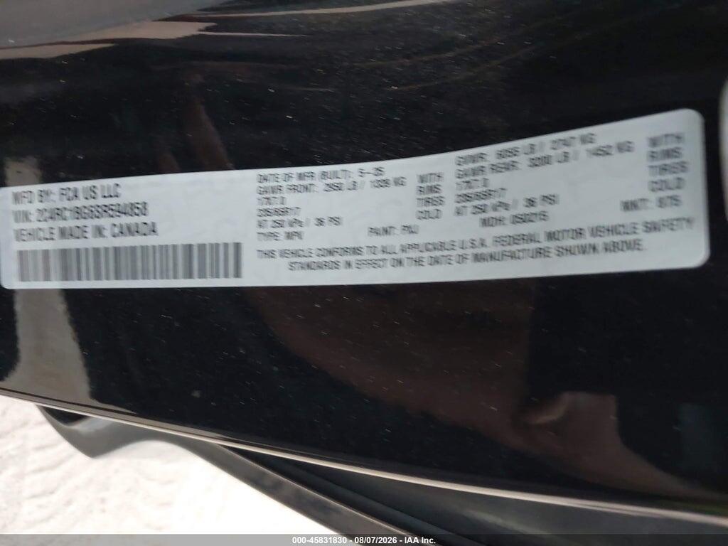 2C4RC1BG6SR594858 2025 CHRYSLER PACIFICA photo no. 9