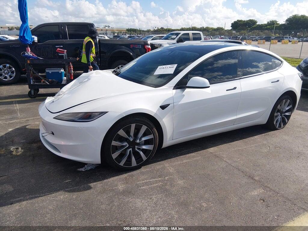 5YJ3E1EA6SF937090 2025 TESLA MODEL 3 photo no. 2