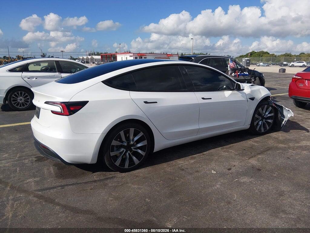 5YJ3E1EA6SF937090 2025 TESLA MODEL 3 photo no. 4