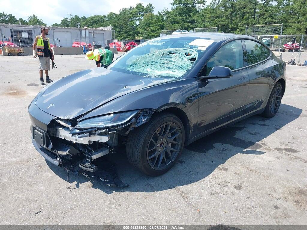5YJ3E1EA6SF917079 2025 TESLA MODEL 3 photo no. 2