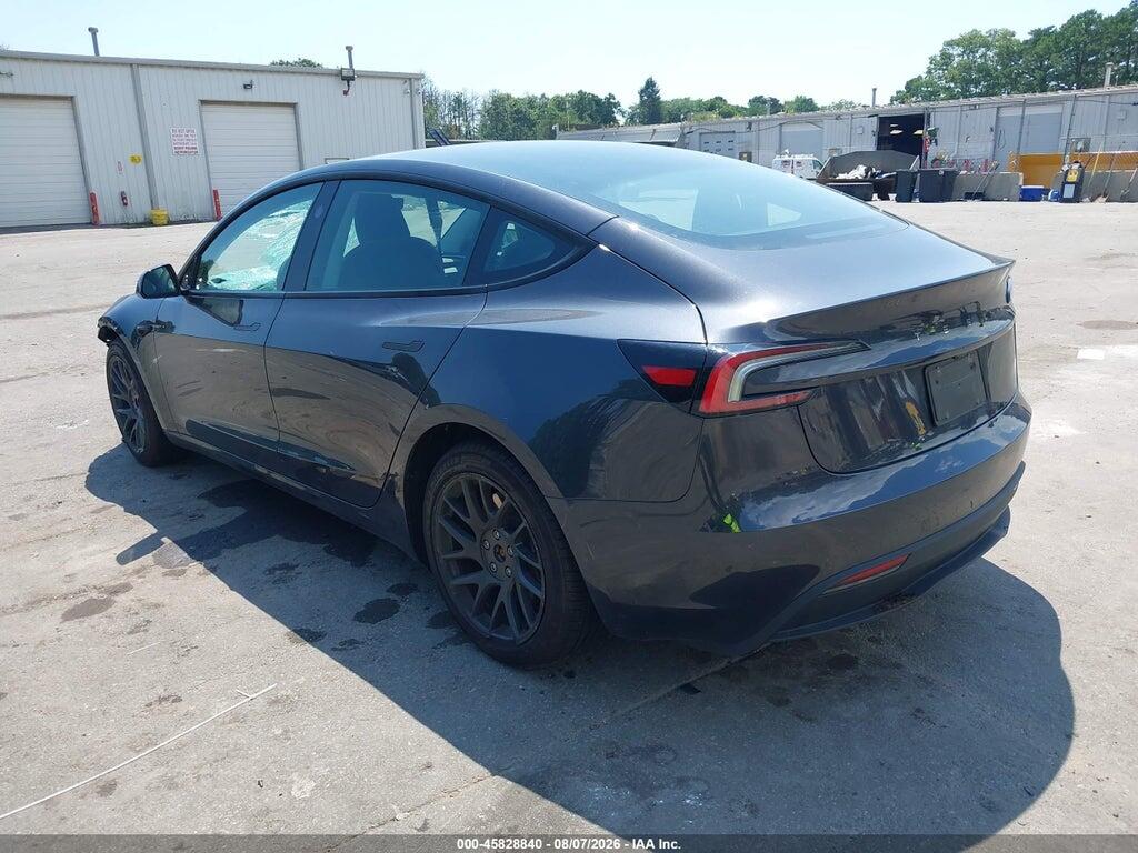 5YJ3E1EA6SF917079 2025 TESLA MODEL 3 photo no. 3