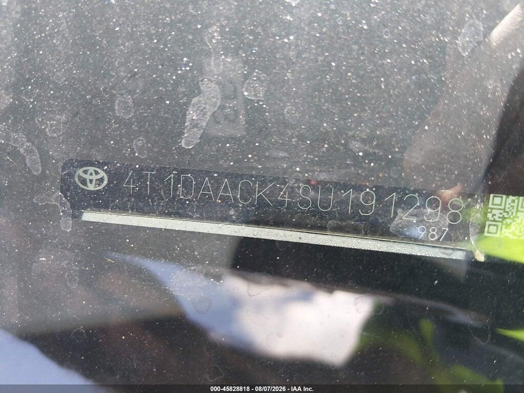 4T1DAACK4SU191298 2025 TOYOTA CAMRY photo no. 9