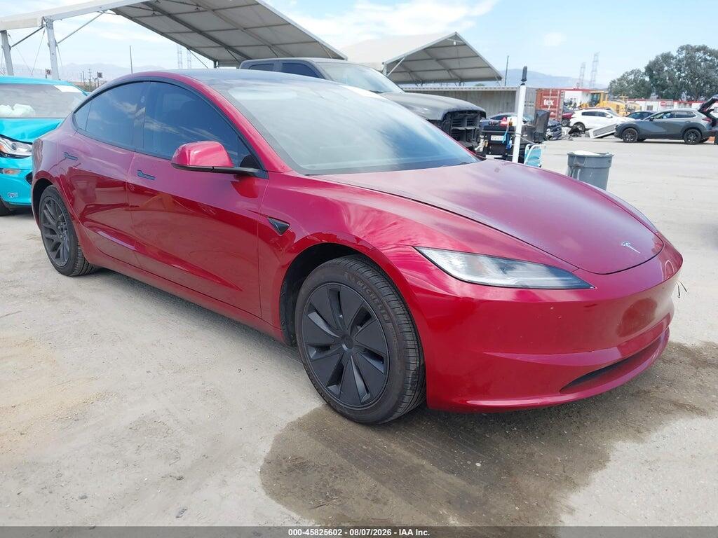 5YJ3E1EA5SF064240 2025 TESLA MODEL 3 photo no. 1