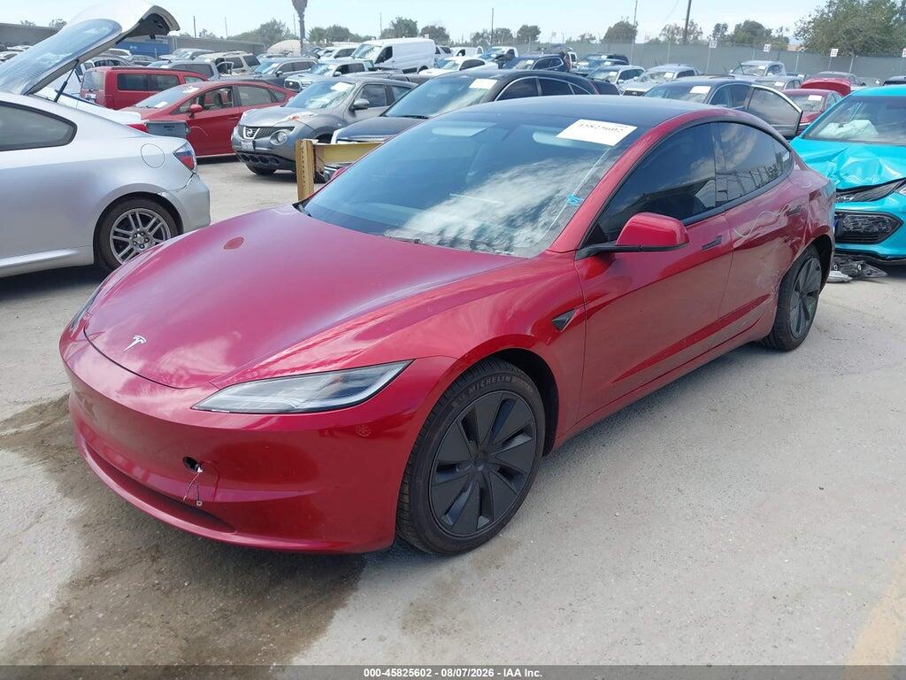 5YJ3E1EA5SF064240 2025 TESLA MODEL 3 photo no. 2