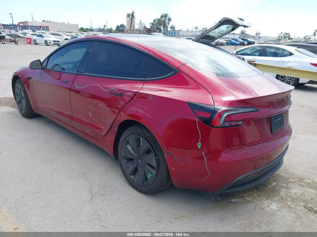 5YJ3E1EA5SF064240 2025 TESLA MODEL 3 photo no. 3