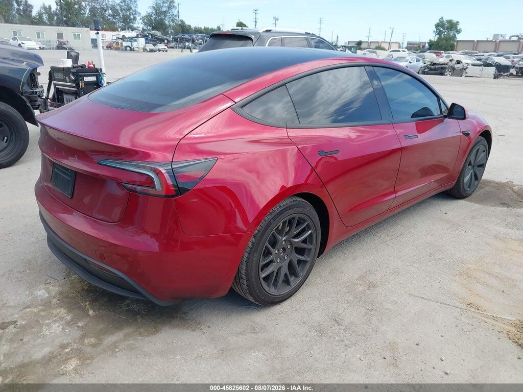 5YJ3E1EA5SF064240 2025 TESLA MODEL 3 photo no. 4