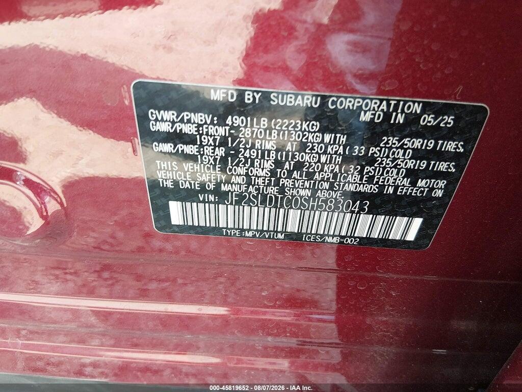JF2SLDTC0SH583043 2025 SUBARU FORESTER photo no. 9