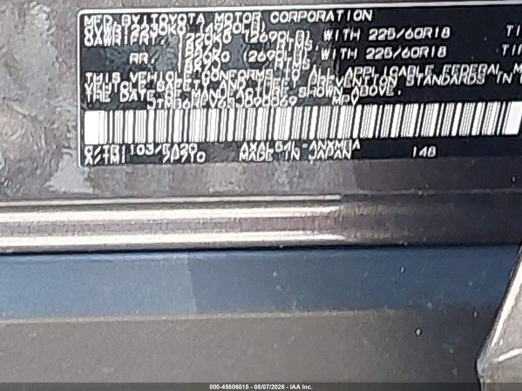 JTMB6RFV6SJ090069 2025 TOYOTA RAV4 HYBRID photo no. 9