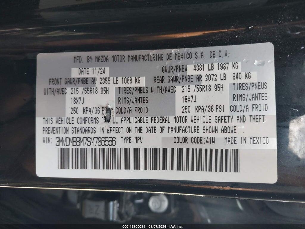 3MVDMBBM7SM786556 2025 MAZDA CX-30 photo no. 9