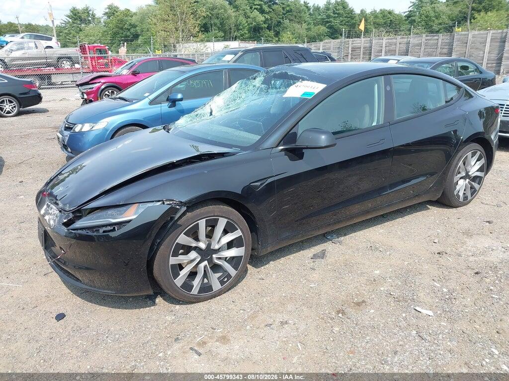 5YJ3E1EB6SF030591 2025 TESLA MODEL 3 photo no. 2