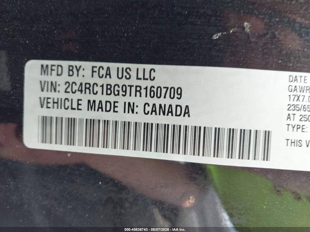 2C4RC1BG9TR160709 2026 CHRYSLER PACIFICA photo no. 9