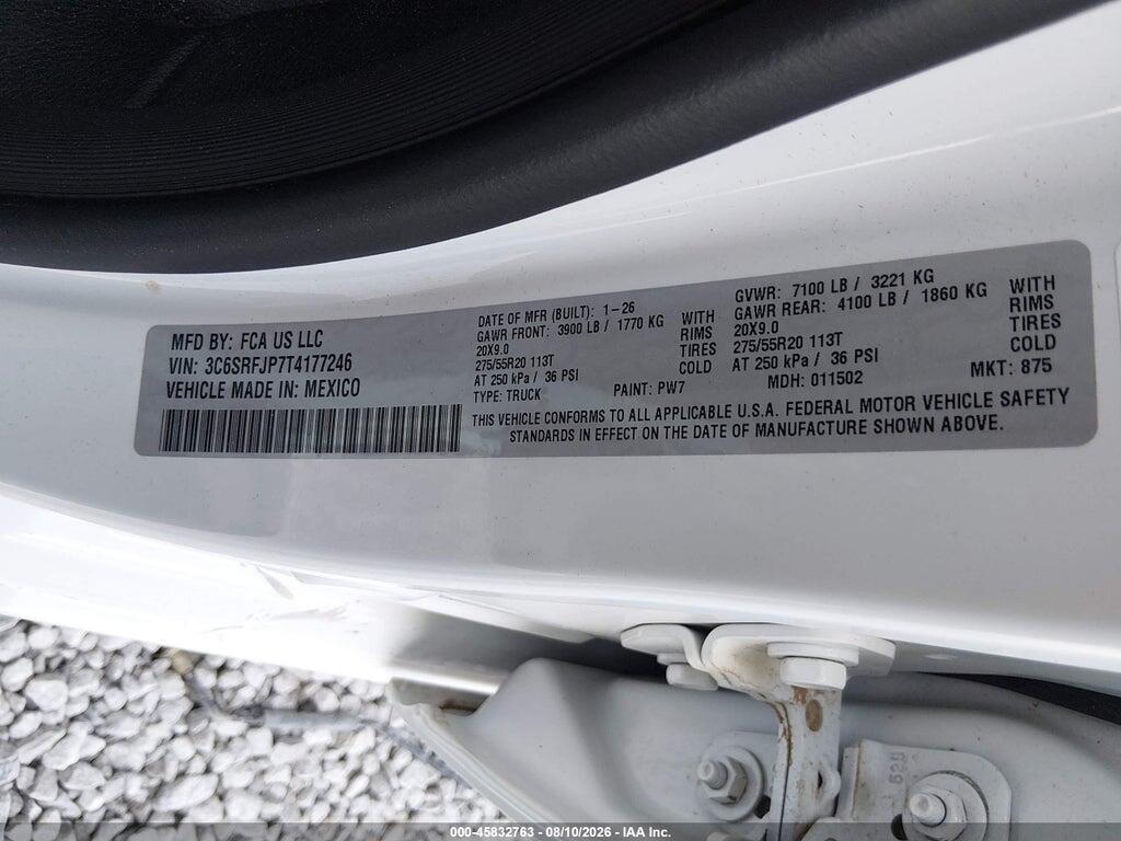 3C6SRFJP7T4177246 2026 RAM 1500 photo no. 9