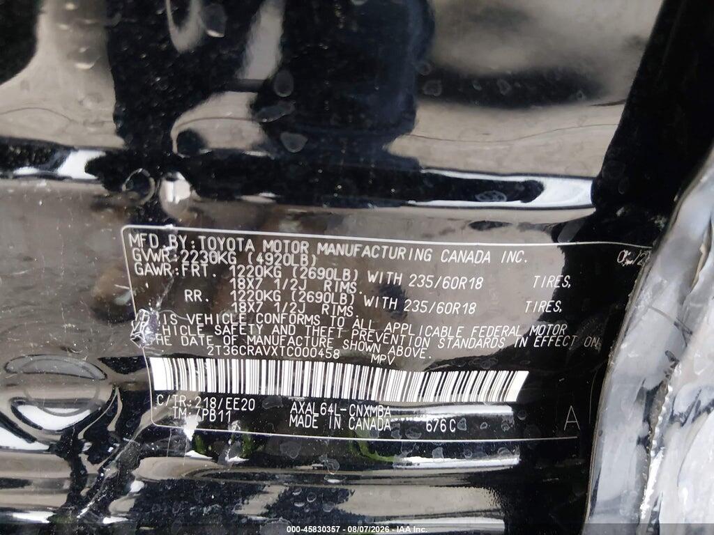 2T36CRAVXTC000458 2026 TOYOTA RAV4 photo no. 9