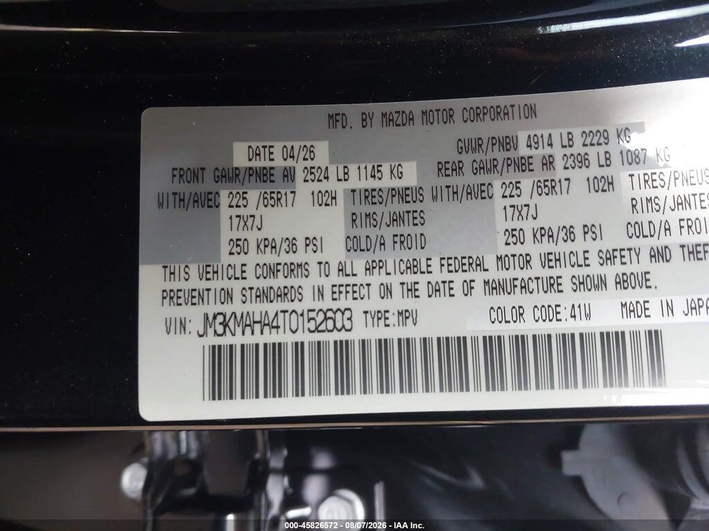 JM3KMAHA4T0152603 2026 MAZDA CX-5 photo no. 9