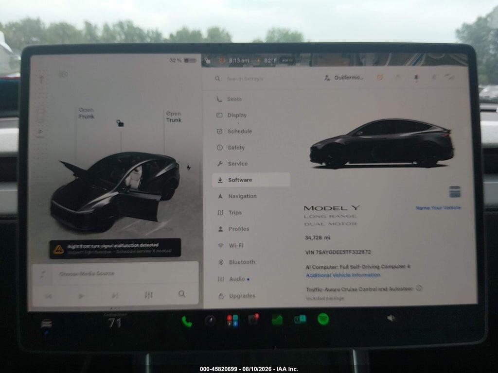 7SAYGDEE5TF332972 2026 TESLA MODEL Y photo no. 7