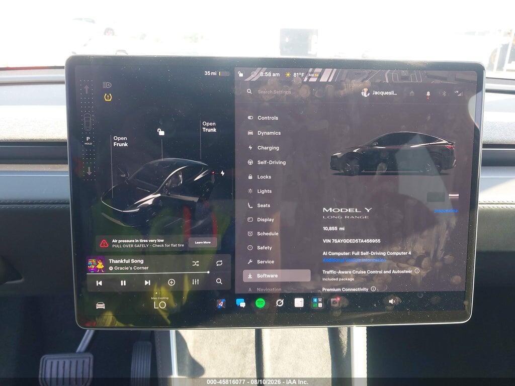 7SAYGDED5TA456955 2026 TESLA MODEL Y photo no. 7