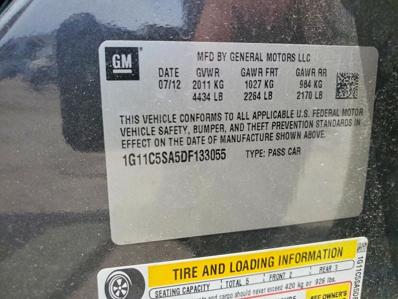 2013 CHEVROLET MALIBU — Фото 12 из 12
