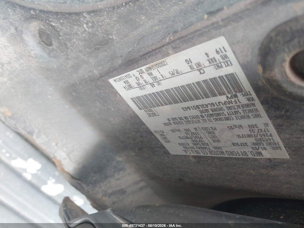 1FMPU16L43LB51643 2003 FORD EXPEDITION photo no. 9