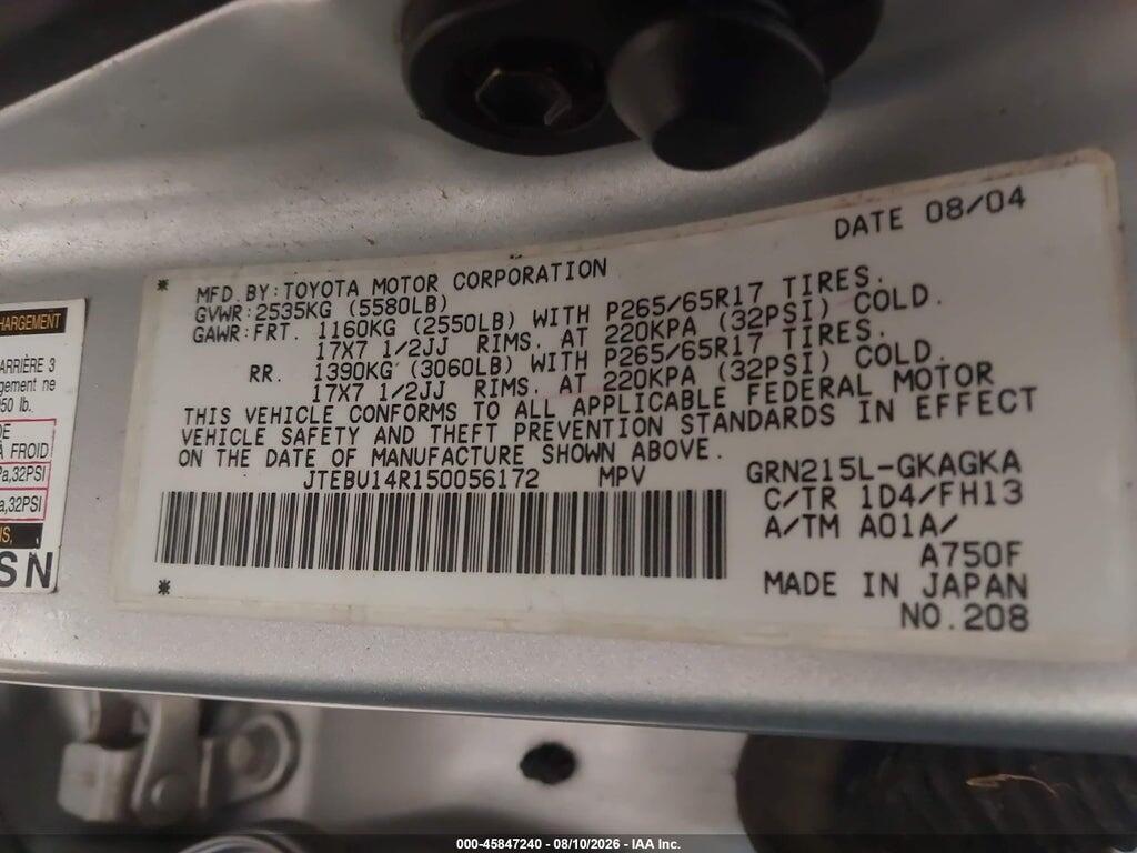 JTEHD20V146011070 2004 TOYOTA RAV4 photo no. 9