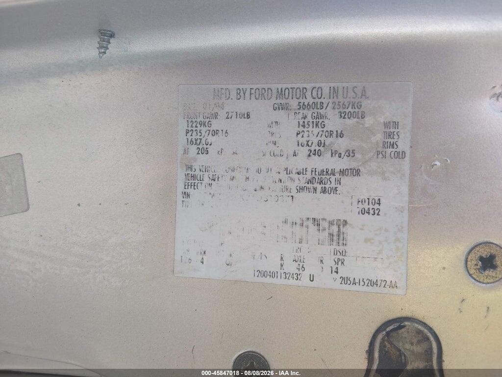 1FMZU67K24UB10371 2004 FORD EXPLORER SPORT TRAC photo no. 9